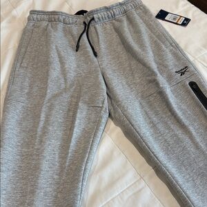Reebok Heather Gray Joggers. Size M